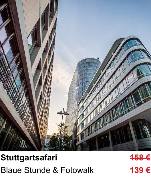 Fotoworkshop Stuttgartsafari: Blaue Stunde & Fotowalk